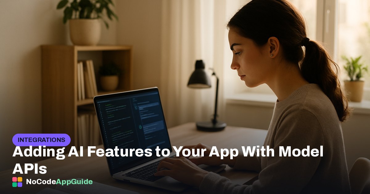 Adding AI Features to Your App With Model APIs