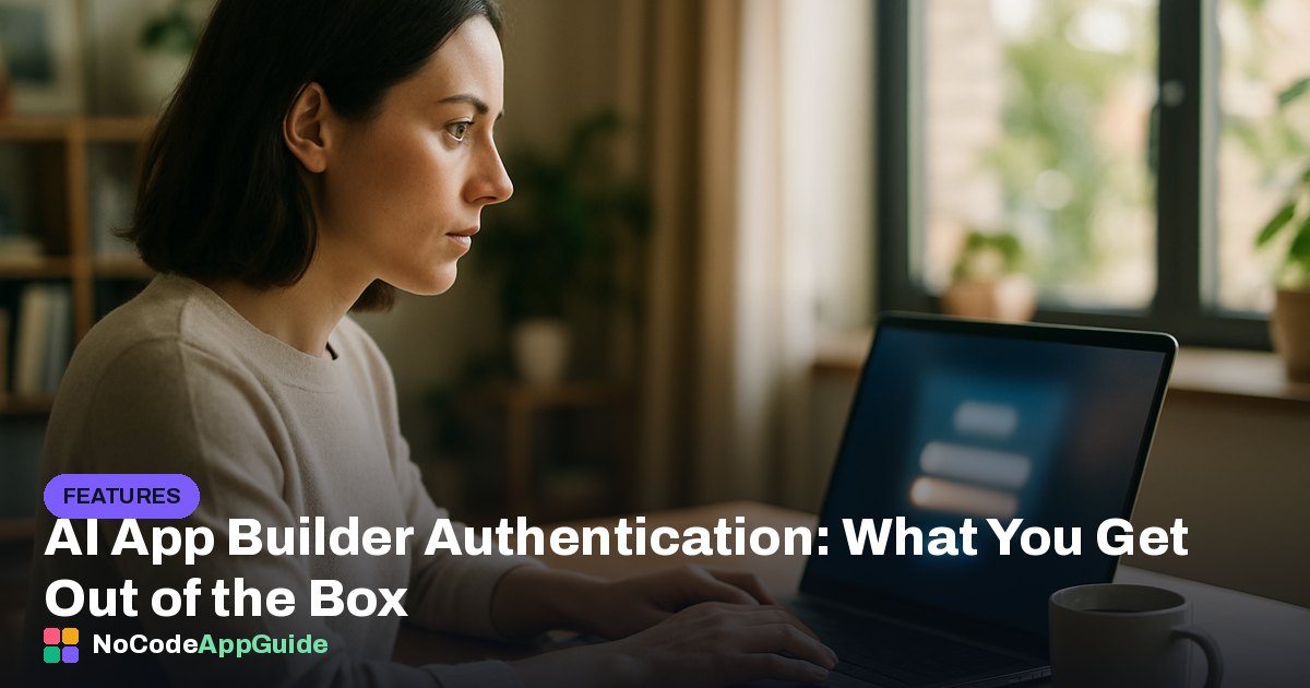 AI App Builder Authentication: What You Get Out of the Box