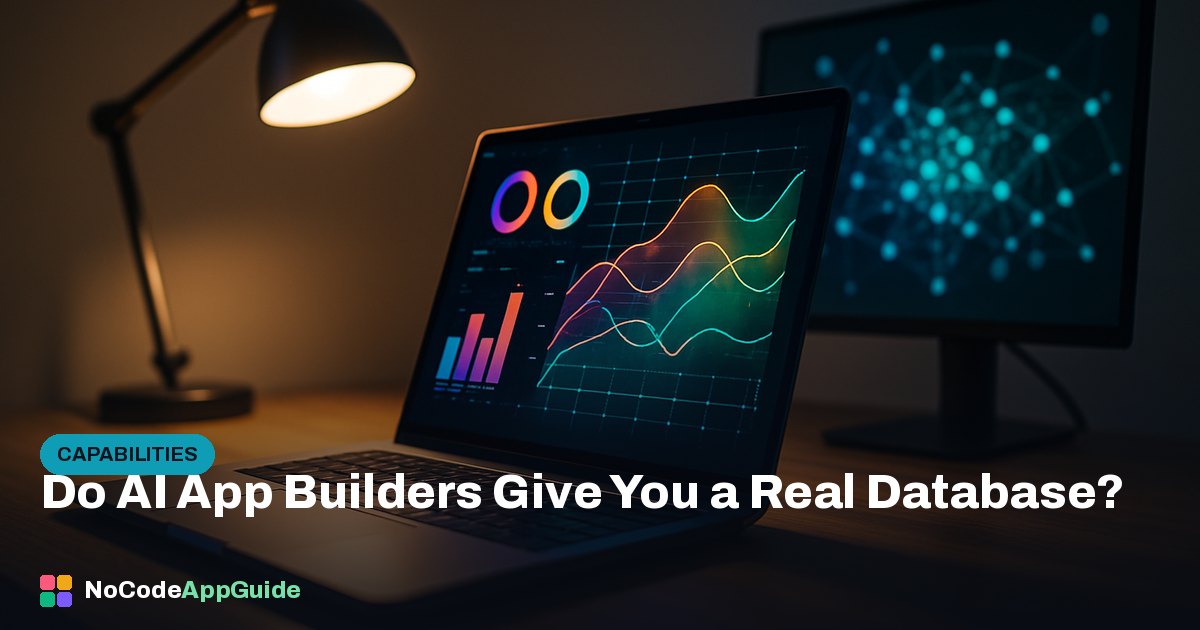 Do AI App Builders Give You a Real Database?
