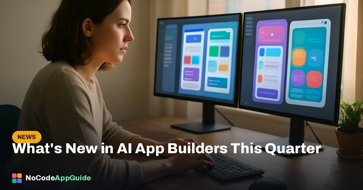 What's New in AI App Builders This Quarter
