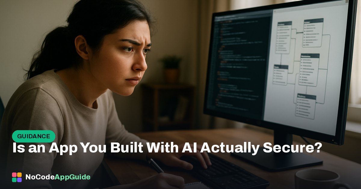 Is an App You Built With AI Actually Secure?