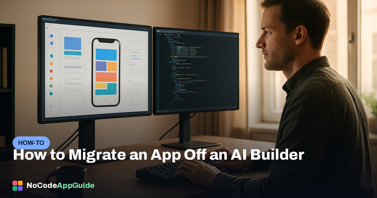 How to Migrate an App Off an AI Builder